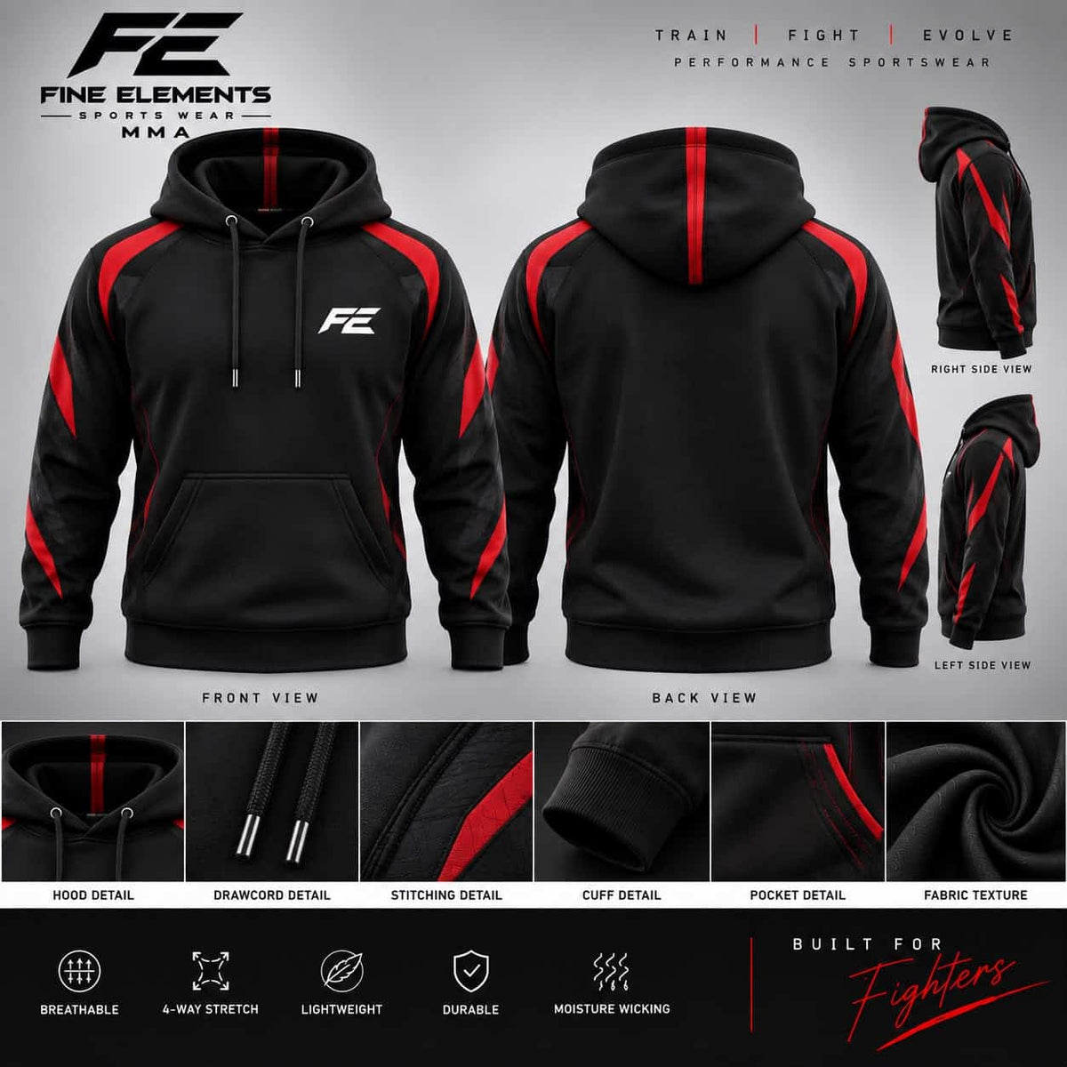Fine Elements Sportswear Hoodie