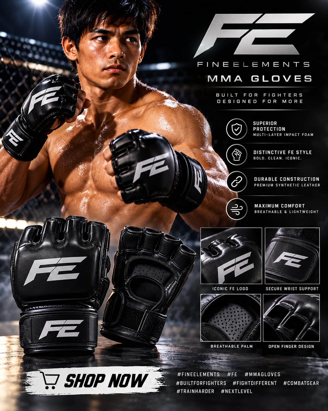 Fine Elements MMA Gloves