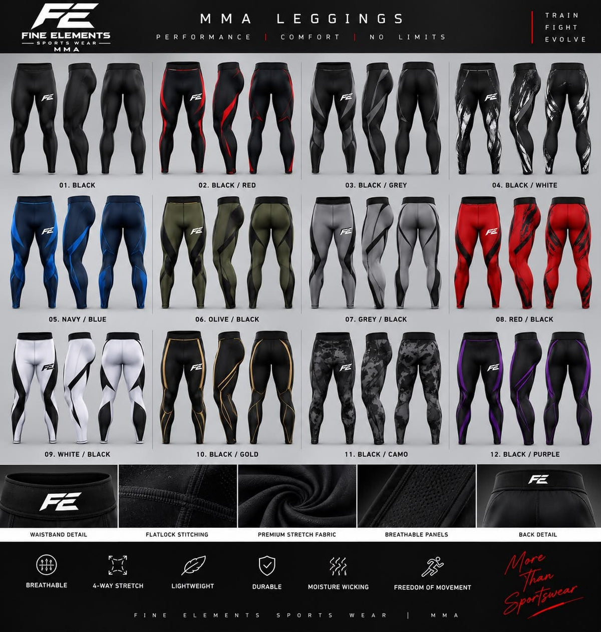 Fine Elements MMA Leggings